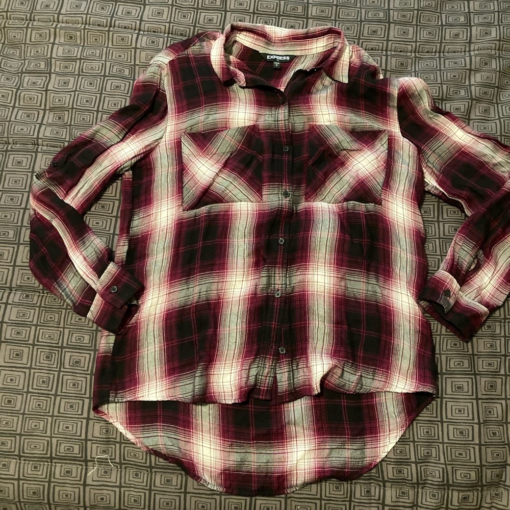 Express plaid shirt - Picture 1 of 5